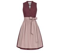 Dirndl NÜBLER "Dirndl Midi Frieda", Damen, Gr. 36, EURO, lila (beere), Obermaterial: 100% Baumwolle CO., Kleider (95227439-36) beere