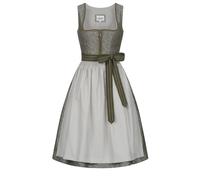 Dirndl NÜBLER "Dirndl midi Gabriela", Damen, Gr. 34, EURO, grün (oliv), Obermaterial: 100% Polyester PES., Kleider (87067936-34) oliv