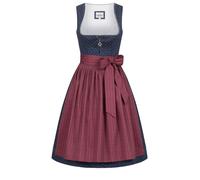 Dirndl NÜBLER "Dirndl midi Gesr", Damen, Gr. 36, EURO, blau, Obermaterial: 100% Baumwolle CO., Kleider (49928068-36) blau