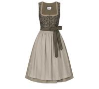 Dirndl NÜBLER "Dirndl midi Gina", Damen, Gr. 40, EURO, grün (oliv), Obermaterial: 100% Polyester PES., Kleider (75886202-40) oliv