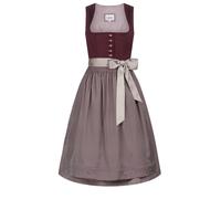 Dirndl NÜBLER "Dirndl midi Gitte", Damen, Gr. 36, EURO, lila, Obermaterial: 100% Polyester PES., Kleider (68532833-36) lila