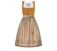 Dirndl NÜBLER "Dirndl Midi Kira", Damen, Gr. 34, EURO, gelb, Obermaterial: 100% Polyester PES., Kleider (71039729-34) gelb