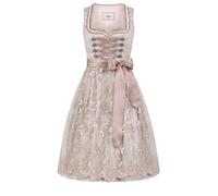 Dirndl NÜBLER "Dirndl midi Tessa", Damen, Gr. 34, EURO, rosa, Obermaterial: 100% Polyester PES., Kleider (54003833-34) rosa