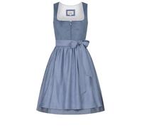 Dirndl NÜBLER "Dirndl mini Kaja", Damen, Gr. 34, EURO, blau, Obermaterial: 100% Polyester PES., Kleider (42282759-34) blau