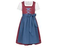 Dirndl NÜBLER "Kinderdirndl Gesr", Mädchen, Gr. 140, EURO, rot (bordeaux), Obermaterial: 100% Baumwolle CO., Kleider (96695302-140) bordeaux