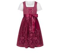 Dirndl NÜBLER "Kinderdirndl Gundi", Mädchen, Gr. 164, EURO, lila (beere), Obermaterial: 100% Polyester PES., Kleider (45642059-164) beere