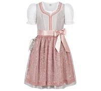 Dirndl NÜBLER "Kinderdirndl Lina", Mädchen, Gr. 116, EURO, beige, Obermaterial: 100% Polyester PES., Kleider (25688917-116) beige