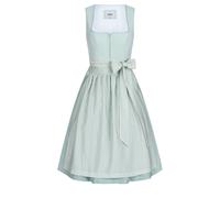 Dirndl NÜBLER "Midi Dirndl Kaja", Damen, Gr. 36, EURO, blau (türkis), Obermaterial: 70% Polyester PES. 30% Viskose CV., Kleider (99013216-36) türkis