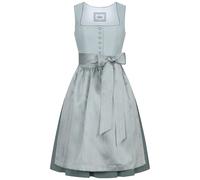 Dirndl NÜBLER "Midi Dirndl Katja", Damen, Gr. 42, EURO, blau (petrol), Obermaterial: 98% Polyester PES. 2% Elasthan EL., Kleider (54935218-42) petrol
