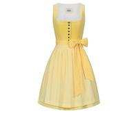 Dirndl NÜBLER "Mini Dirndl Fleur", Damen, Gr. 36, EURO, gelb, Obermaterial: 100% Polyester PES., Kleider (39022519-36) gelb