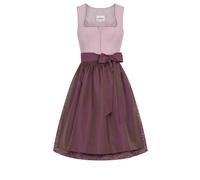 Dirndl NÜBLER "Mini Dirndl Kaja", Damen, Gr. 32, EURO, lila, Obermaterial: 100% Polyester PES., Kleider (78348546-32) lila