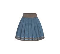 Dirndl NÜBLER "Trachtenrock Gerlinde", Damen, Gr. 36, EURO, blau, Obermaterial: 100% Baumwolle CO., Kleider (89046266-36) blau