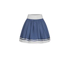 Dirndl NÜBLER "Trachtenrock Gitta", Damen, Gr. 42, EURO, blau, Obermaterial: 100% Baumwolle CO., Kleider (32634022-42) blau
