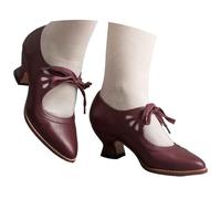 Dirndl Schuhe Damen Trachten - Mary Jane Halbschuhe Für Damen Hochzeitsschuhe Zehentrenner Damenschuhe Elegant Und Bequem Schuhe Pumps Schwarz Dirndl 20Er Jahre Beige Sandalen Wein 43