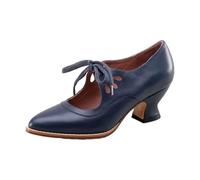 Dirndl Schuhe Damen Trachtenschuhe Damen Dirndl Chunky Pumps Breite FüßE Absatzschuhe Rockabilly Sommer Hohe Schuhe Oktoberfest Schleifenriemen Spangenpumps Elegant Festliche Hochzeitsschuhe Outfit
