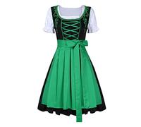 Dirndl Set 3 TLG. Trachtenkleid mit Stickerei, Dirndl Bluse, passender Schürze Größen von S-XXL