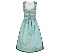 Dirndl SPIETH & WENSKY "Gerome", Damen, Gr. 36, N-Gr, blau gruen, Obermaterial: 100% Polyester PES. Futter: 95% Polyester PES. 5% Baumwolle CO., festlich, regular fit, Kleider, leichter Creperock (904