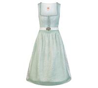 Dirndl SPIETH & WENSKY "Hala", Damen, Gr. 38, N-Gr, blau (türkis), Obermaterial: 100% Polyester PES. Futter: 95% Polyester PES. 5% Baumwolle CO. 95% Polyester PES. 5% Baumwolle CO., uni, festlich, reg