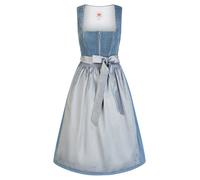 Dirndl SPIETH & WENSKY "Havard", Damen, Gr. 40, N-Gr, blau, Obermaterial: 97% Polyester PES. 3% Elasthan EL. Futter: 95% Polyester PES. 5% Elasthan EL. 95% Polyester PES. 5% Elasthan EL., uni, festlic