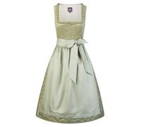Dirndl SPIETH & WENSKY "Hecken", Damen, Gr. 40, N-Gr, grün (mint), Obermaterial: 100% Polyester PES. Futter: 70% Baumwolle CO. 30% Viskose CV. 70% Baumwolle CO. 30% Viskose CV., geblümt, festlich, reg