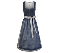 Dirndl SPIETH & WENSKY "Hildor", Damen, Gr. 36, N-Gr, blau (dunkelblau), Obermaterial: 95% Polyester PES. 5% Elasthan EL. Futter: 95% Polyester PES. 5% Elasthan EL. 95% Polyester PES. 5% Elasthan EL.,