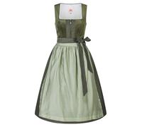 Dirndl SPIETH & WENSKY "Kathi", Damen, Gr. 38, N-Gr, grün (oliv), Obermaterial: 100% Polyester PES., uni, regular fit, Kleider, mit dekorativer Schürze (43535661-38) oliv
