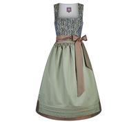 Dirndl SPIETH & WENSKY "Spieth & Wensky Dirndl Kylie", Damen, Gr. 36, N-Gr, grün, Obermaterial: 80% Polyester PES. 20% Viskose CV., uni, regular fit, Kleider, mit elegantem Dirndl-Sti (51533930-36) gr