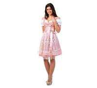 Dirndl Trachtenkleid Damen Sarah IN ROSA 3.TLG 34