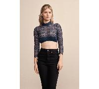 Dirndlbluse DAFINA - Krüger Madl - 316268-000-0080 Marine - Gr. - 46