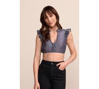 Dirndlbluse LEDA - Krüger Collection - 212470-000-0008 Blau - Gr. - 40