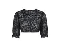 Dirndlbluse NINA VON C. "Dirndl-Bluse halbarm Celine", Damen, Gr. 38, schwarz, Obermaterial: 87% Polyamid PA. 13% Elasthan EL., Blusen Dirndlbluse (42666066-38) schwarz