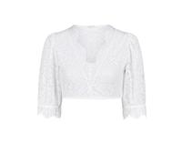 Dirndlbluse NINA VON C. "Dirndl-Bluse halbarm Celine", Damen, Gr. 44, weiß, Obermaterial: 87% Polyamid PA. 13% Elasthan EL., Blusen Dirndlbluse (40406942-44) weiß