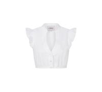 Dirndlbluse NÜBLER "Dirndlbluse kurzarm Carla", Damen, Gr. 30, weiß, Obermaterial: 100% Baumwolle CO., Blusen Dirndlbluse (65577851-30) weiß
