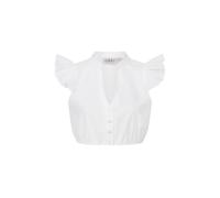 Dirndlbluse NÜBLER "Dirndlbluse kurzarm Valeria", Damen, Gr. 34, weiß, Obermaterial: 100% Baumwolle CO., Blusen Dirndlbluse (75299229-34) weiß