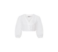 Dirndlbluse NÜBLER "Dirndlbluse langarm Vera", Damen, Gr. 36, weiß, Obermaterial: 100% Baumwolle CO., Blusen Dirndlbluse (84854105-36) weiß