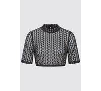 Dirndlbluse TARTUFO % - Paola Maria - Krüger Madl - 611068-000-0004 Schwarz/Schwarz - Gr. - 48
