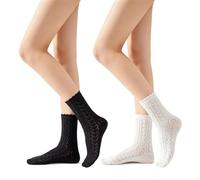 DIRNDLSTERN Trachtensocken Damen Socken - Trachtenstrümpfe Trachten Söckchen mit Rüschen für Oktoberfest