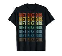 Dirt Bike Girl Bike Girl Dirt Biker Us Flagge Bandana T-Shirt