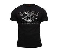 Dirty Ray Rugby New Zealand Herren Kurzarm T-Shirt K2 (XL)