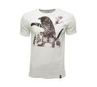 Dirty Velvet Herren T-Shirt Mouse Trap -Weiss-XL