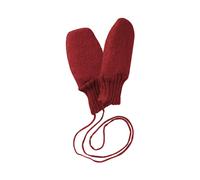 Disana Baby Handschuhe Bio-Merinowolle Walk bordeaux Gr.1 (7-8 Monate)