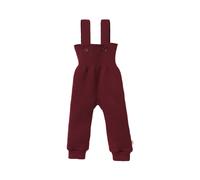 Disana Baby Hose mit Trägern Bio-Merinowolle cassis Gr.74/80
