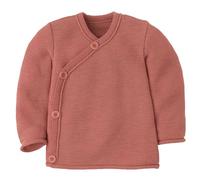 disana - Kid's Melange-Jacke - Merinojacke, Gr. 62-68, rot/rosa (Softpink)