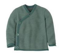 disana - Kid's Melange-Jacke - Merinojacke, Gr. 86-92, türkis (Eukalyptus/Jade)
