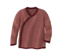 Disana Baby Jacke Bio-Merinowolle melange-cassis-rose Gr.74/80