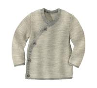 Disana Baby Jacke Bio-Merinowolle melange-hellgrau Gr.74/80