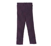 Woll Leggings aubergine warm und mitwachsend 134/140