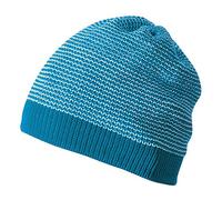 Disana Baby/Kinder Beanie Bio-Merinoschurwolle, Blau-Natur, Gr. 01 (42-46 cm)