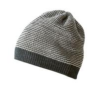 Disana Baby Mütze Beanie Bio Merinowolle melange-anthrazit Gr.42-46