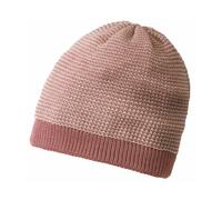 Disana Baby Mütze Beanie Bio Merinowolle melange-rosé Gr.42-46